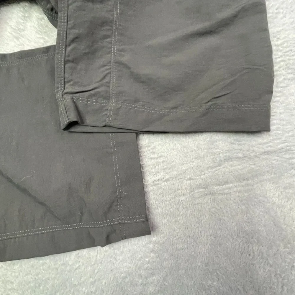 The North Face Nylon‎ Hiking Travel Pants Mens Sz 34 Gray Outdoor Gorpcore